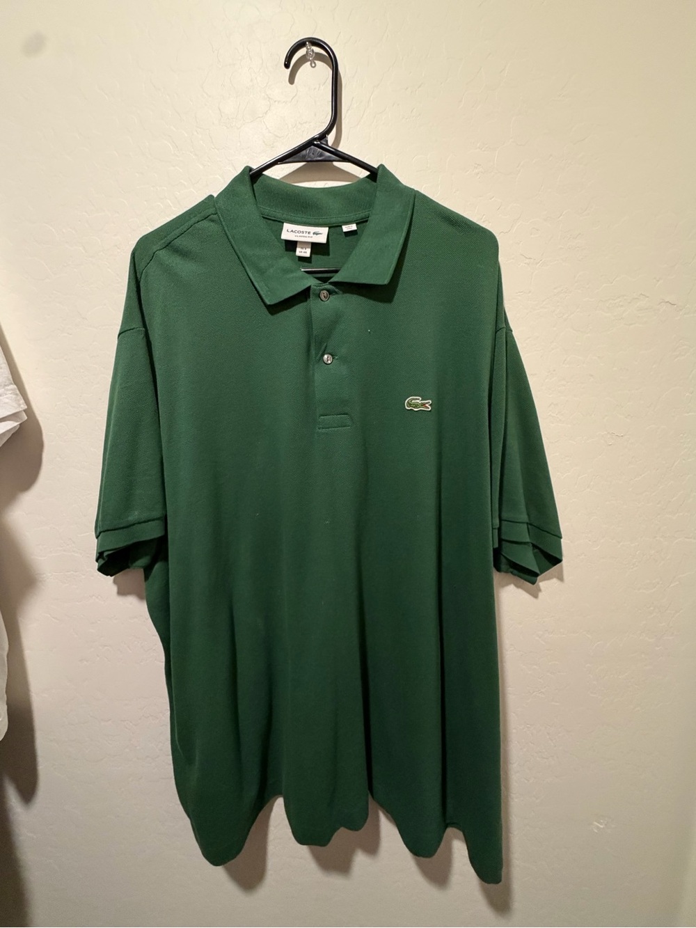 Lacoste Men's Dark Green Pique Polo